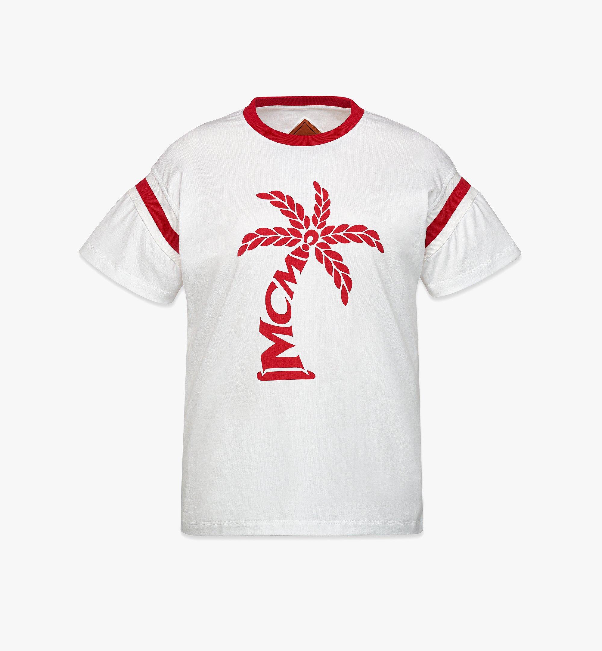 T-shirt en coton biologique avec logo Palm 1